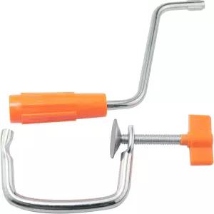 WHYHKJ 1세트 파스타 기계 교체 손잡이 및 테이블 클립 오렌지 2PCS 수동 프레스 크랭크 핸드 고정 주방