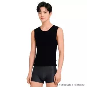 [롯데백화점]비비안 맨즈웨어 체형 완벽보정 남성 프리컷 런닝&드로즈 팬티세트 RU1007M PT1007D