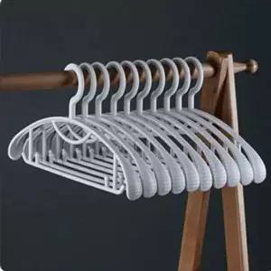 셔츠 MRW209P9 니트 어깨뿔방지 와이드 라운드형 옷걸이 10개