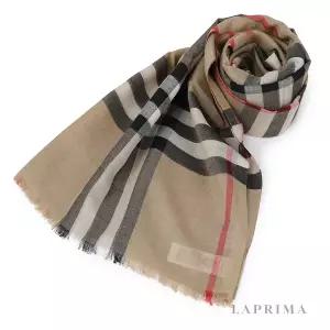 [롯데백화점]버버리 체크 울 실크 스카프 8078779