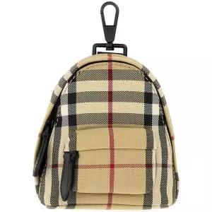 [롯데백화점]버버리 체크 미니 캔버스 백팩 키링 카바스 백 8084110