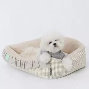 [반려] 강아지 까르띠 쿠션 베이지 대형 1P 애견 방석 하우스