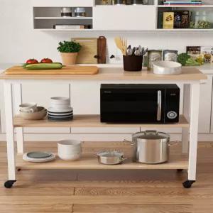 주방 카트 이동식 가정용 홈카페 조리대 서랍형 수납 바퀴 웨건