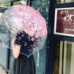가벼운 고급 우산 튼튼한 예쁜 투명 벚꽃 장우산 2개 대형우산 패션우산 이쁜우산 큰우산