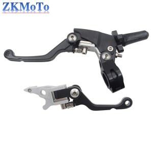 호환 부품 오토바이 CNC 접이식 클러치 브레이크 핸들 CR125R CR250R CRF250X CRF450X CRF250R CRF450R CRF125F CRF150F 230F 250F