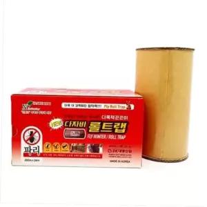 벌레끈끈이 해충끈끈이 롤트랩 축사용 끈끈이 파리 26m