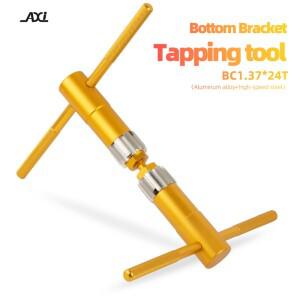 AXI 자전거 BSA 스레드 하단 브래킷 태핑 고강도 강스틸 도구 BC 1.37x24T 프레임 알루미늄 합금 수리