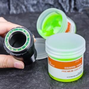 Lebycle 자전거 Shimano 녹색 효과 베어링 그리스 허브 윤활제 지질 요소 50g 용  윤활유