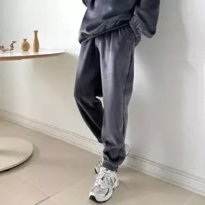 남성츄리닝 남자 골덴 양털 조거 팬츠 겨울 밴딩 트레이닝 바지