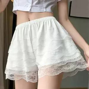 레이스 여성 속바지 원피스 치마 여자 이너 반바지 여성속바지