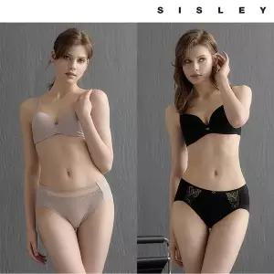 [최초가 79,800원]시슬리 SS23 노와이어 라이크라 풀커버 몰드 브라팬티 4종