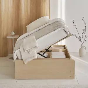 포스트모던 빅셈 평상형 리프트업 수납 침대 SS (70T유로탑매트)