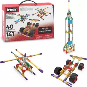 K NEX - 40개 모델 빌딩 세트 ？ 141피스 STEM 장난감 엔지니어링 플레이 크리에이티브 컨스트럭션 5세+
