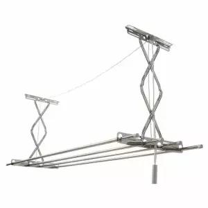 리빙코아 AQS890Z6 자바라형 천정건조대 스텐