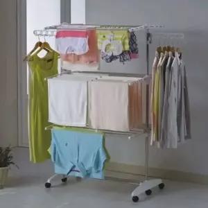 빨래 DRN965L4 건조대 행거 옷 수건 속옷 건조대 6단 고급형 빨래건조대 빨래정리