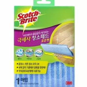 극세사 JUE358I7 청소패드 30x21cm 바닥청소용품 밀대걸레 청소