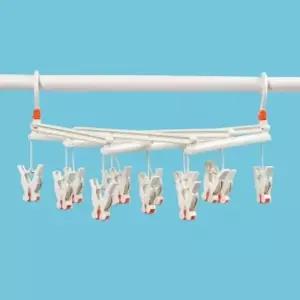 자바라 JCW265I0 빨래집게 건조대(14p)/ 접이식 속옷건조대