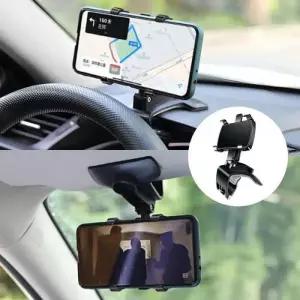 차량용 휴대폰 거치대 360도 회전 선바이저 계기판 차량용품