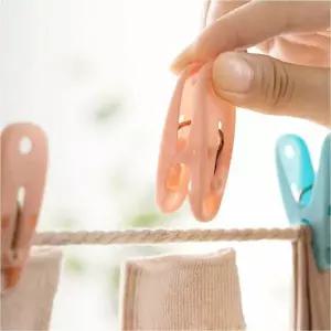 예쁜 FJS712D7 12개 집게 대형 빨래집게 세트 봉지