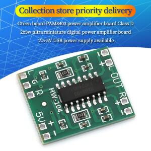 PAM8403 클래스 D 스테레오 오디오 증폭기 모듈 5V 전원용 2x3W 미니 소형 디지털 전력 보드