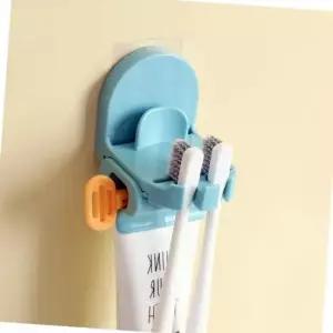 3in1 부착식 칫솔홀더 치약짜개 튜브링거 컵꽂이