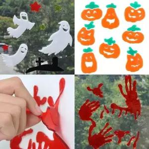 할로윈 젤리스티커 파티용품 할로윈 유리장식 스티커 용품 데이