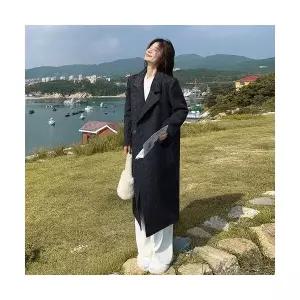 여사친 모직 겨울 데일룩 양면 캐시미어 정장 재킷 코트 DAOL4