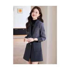 여자 모직 가을 동계 캐주얼 오피스룩 데일룩 정장 자켓 코트 도톰한 DAOL4