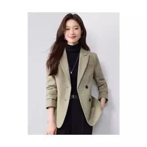 여친 회색 모직 추동 오피스룩 자켓 데일룩 정장 코트 DAOL4