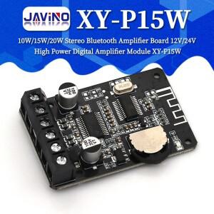XY-P15W Bluetooth 5.0 증폭기 보드 DC 8V 12V 24V 10W 15W 20W 전력 오디오 스테레오 디지털 앰프 사운드