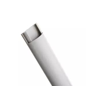 전선몰딩 1M 반달 2개입 회색-소 쫄대 전선몰드