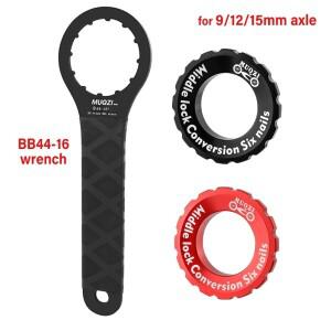 자전거 센터록 잠금 링 및 스페이서 커버 렌치 알루미늄 합금 6 볼트  브레이크 로터 91215mm Alex