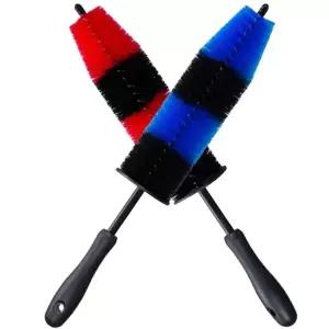 호환  43cm 자동차 휠 림 타이어 세척 브러쉬 부드러운 솔 클리너 스크래치 방지 자동차 디테일링 세척 도