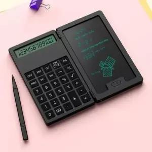 [문구] 휴대용 접이식 전자 메모패드 손쉬운 계산기 미니 메모기기