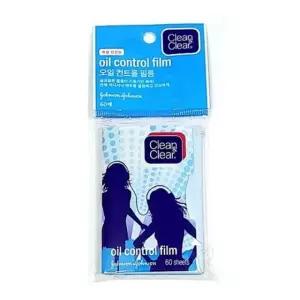 클린앤클리어 오일 컨트롤 필름 피부 기름기제거 마이크로포어 저자극