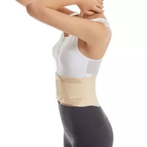슬림 허리 보호대 얇은 밴드 복대 L
