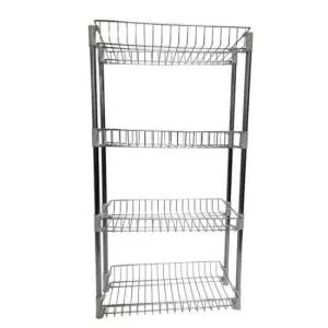 [생활] 대형 베란다 다용도실 펜트리 스탠딩 선반 4단