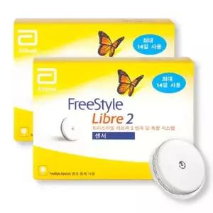 [애보트] 프리스타일 리브레2 무채혈 연속혈당측정기 2개28일 혈당계