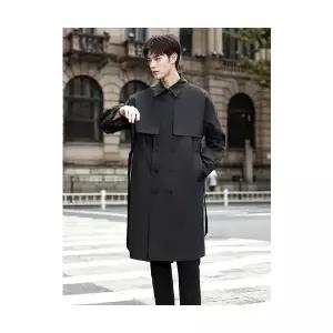 남성패션 트렌치 코트 하프 기장 가을 겨울 더블 크술루 오피스 붐 DL4