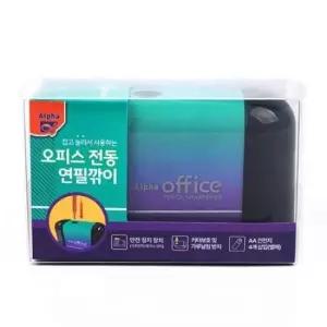 [문구/오피스] 알파 전동연필깎이 오피스블랙 8434830 연필깎이 연필깍기