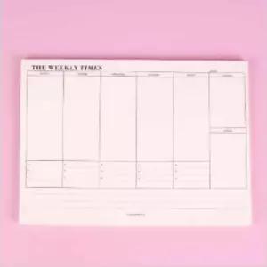 [문구/오피스] 주간 일정 정리 플래너 60매 데일리 스케줄러 계획노트