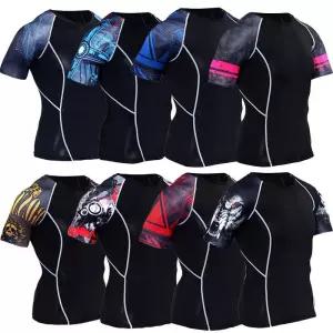 주짓수도복 선수용 태권도 레슬링 무에타이 무도복 반팔