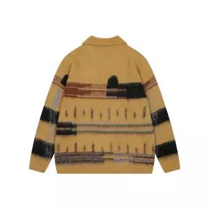 니트 빈티지 남성패션 커플 루즈핏 터틀넥 배색 스웨터 칼라넥 스트리트 추동 DL4