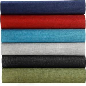 책 제본용 12Pcs 천 14x10 6가지 색상 표면 및 종이로 뒷받침되는 제본 재료 DIY 커버용 손상 없음 프리컷