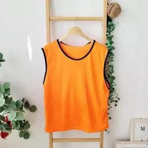 스포츠 팀 구별 조끼 오렌지 유니폼 대회 풋살 체육 축구 농구