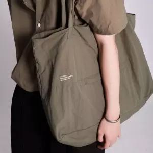 나일론 대용량 토트 숄더 빅백백 남자가방 캔버스 데일리 캐주얼 천가방