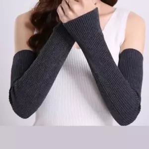 키밍 남녀공용 암워머 핸드 사카리바 4컬러 겨울 필수 아이템꽈배기팔토시 기모 롱팔 방한용품 겨울손 용장