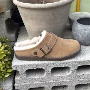 BAZE  키높이 발편한 겨울 4cm 블로퍼 가을 따뜻한 양털