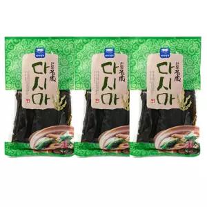 완도명가건다시마(200gX3봉)조리용 국산 국내 국내산 건다 말린 마른 요리용