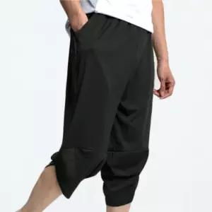 남자 와이드 밴딩 7부 배기 항아리 하와이안 팬츠슬랙스 카고 버뮤다 여성 여자 청바지 조거 기모